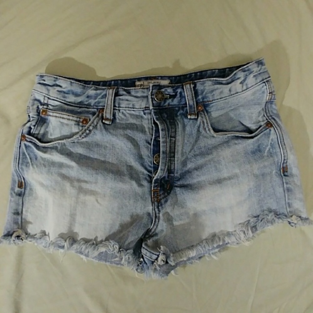Free People Denim Shorts Size 27